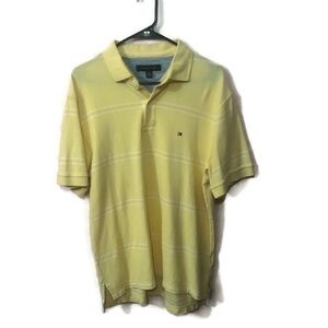 tommy hilfiger Mens Polo Yellow Sz Lg